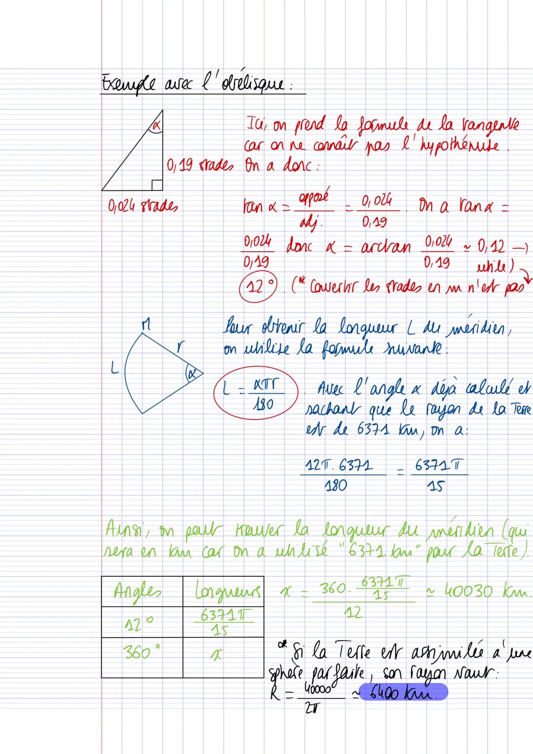 ADg:
Hypothère d'Eratosthène: le soleil est très élor=
gne de la Terre. Les rayons lumineux sont
Doc. 3 Repic...
Les rayons lumineux sont
pa