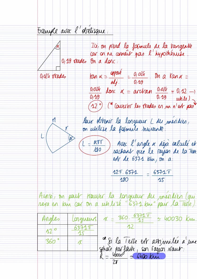ADg:
Hypothère d'Eratosthène: le soleil est très élor=
gne de la Terre. Les rayons lumineux sont
Doc. 3 Repic...
Les rayons lumineux sont
pa
