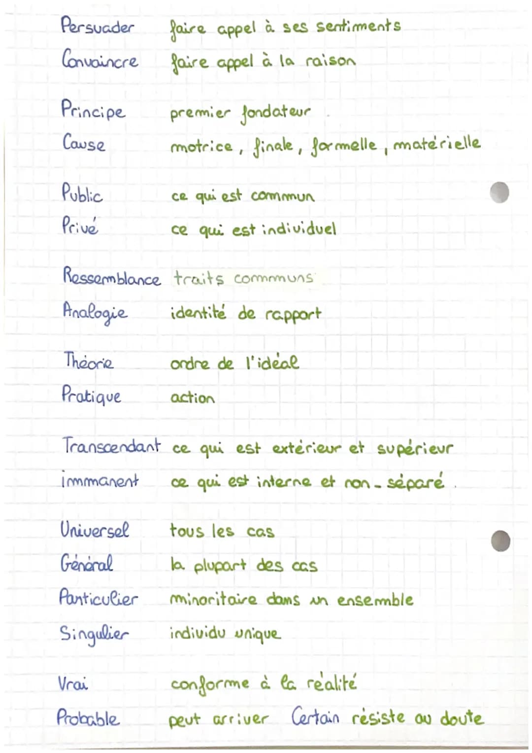Absolu
Relatif
Abstrait
Concret
Analyse
Synthese
Philo
repères
En acte
En puissance peut se réaliser
Contingent
Nécessaire
ce qui existe ind
