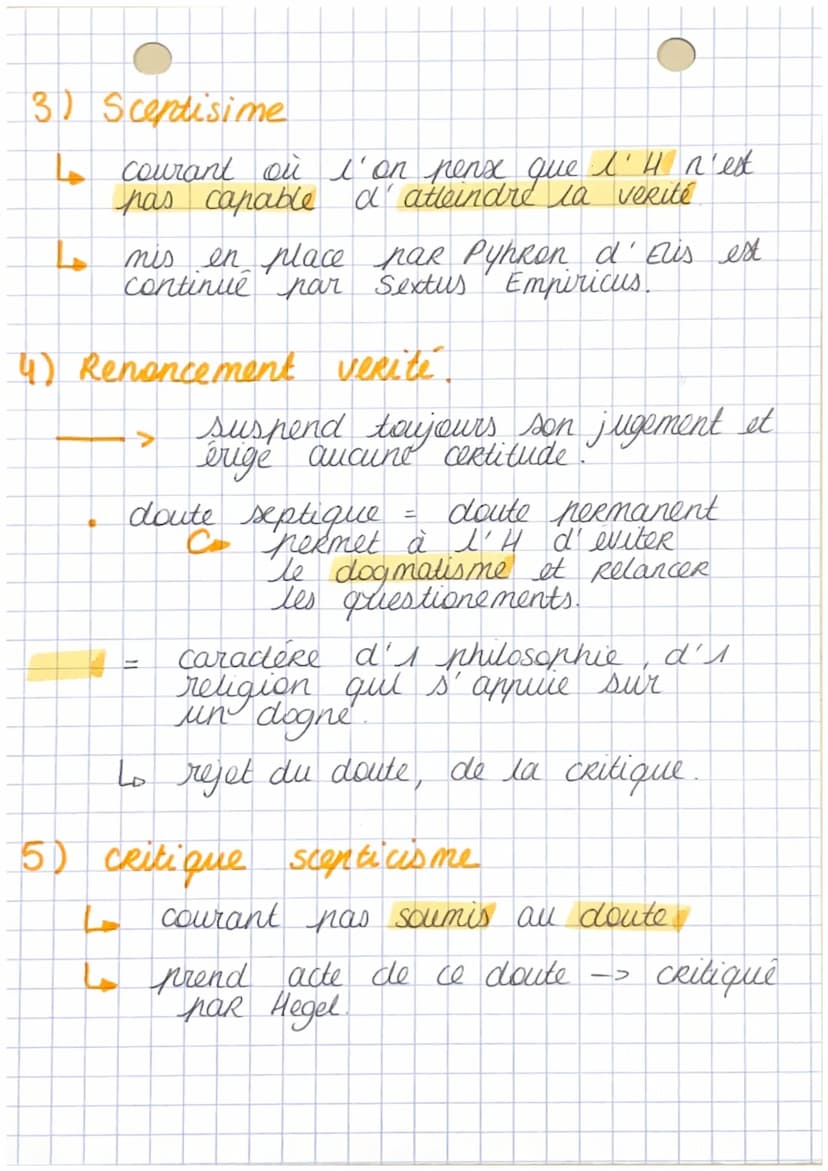 La Verité
1) definition
les 4 formes
point de vue logique et empirique
on atteint be GRai par la reflexion
It le jugement
Co le reel est att