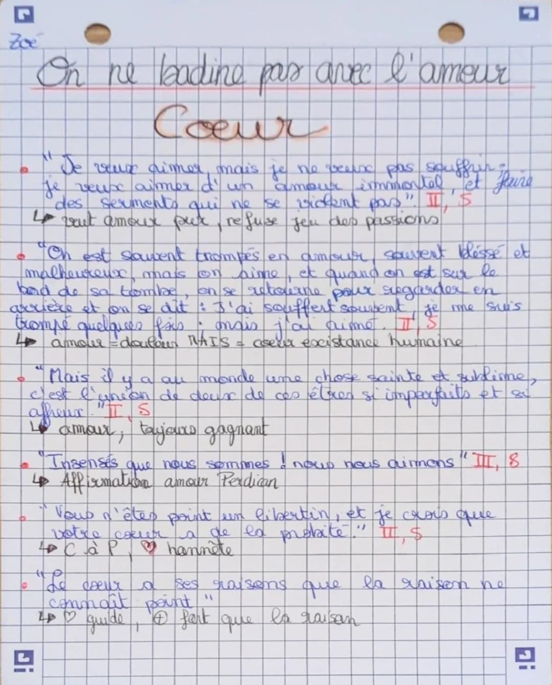 # On ne badine pas avec l'amour

## Parole

- "J'aime la discussion : je ne suis pas bien sûre de ne pas avoir envie de me quereller encore 