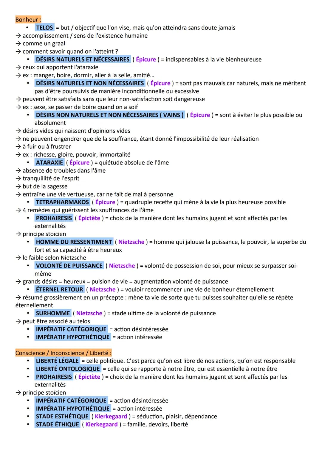 Art:
●
Concepts de philosophie
JUGEMENT ANALYTIQUE (Kant) = jugement qui n'étend pas nos connaissance, il ne fait qu'expliquer
le contenu d'