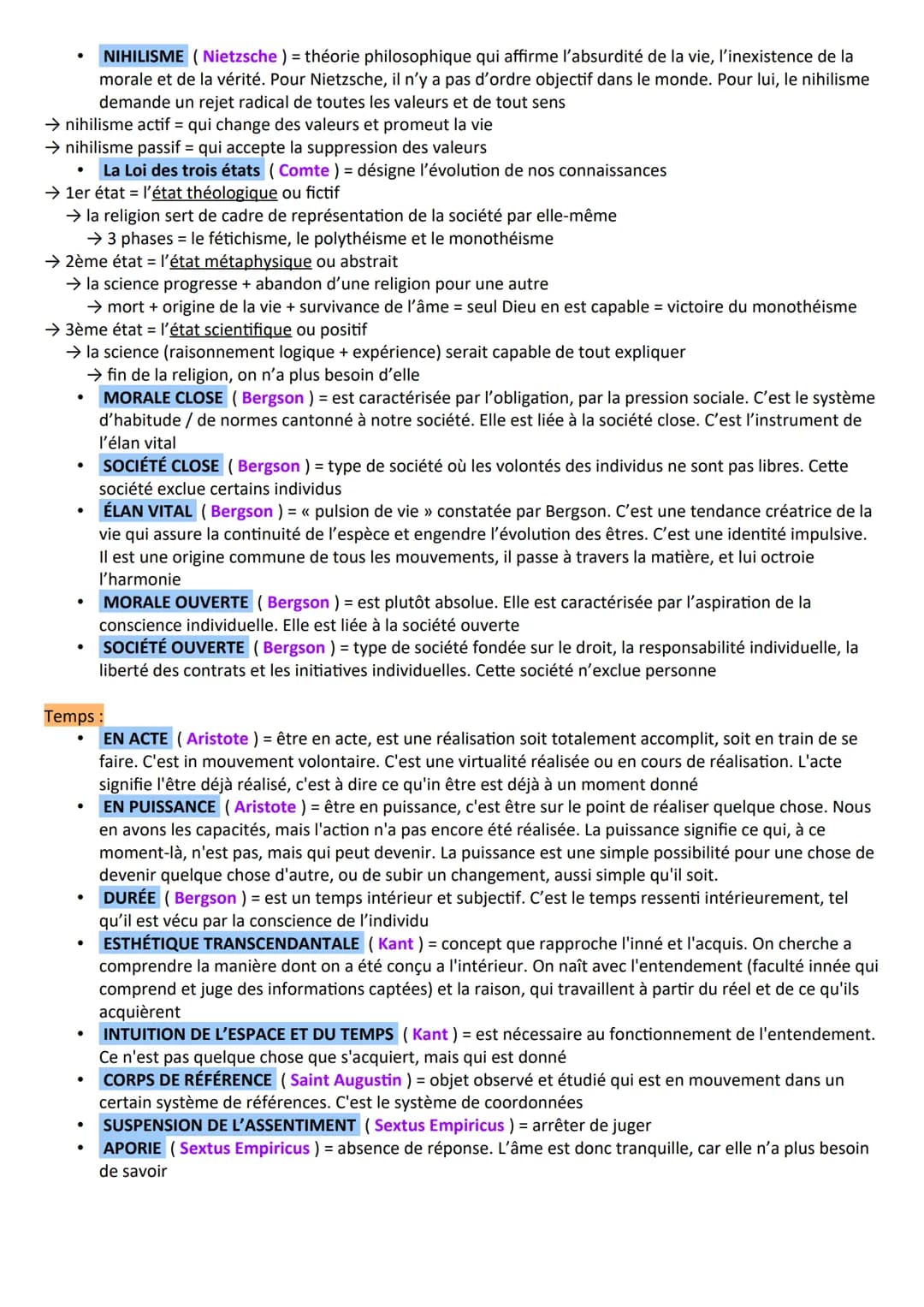 Art:
●
Concepts de philosophie
JUGEMENT ANALYTIQUE (Kant) = jugement qui n'étend pas nos connaissance, il ne fait qu'expliquer
le contenu d'