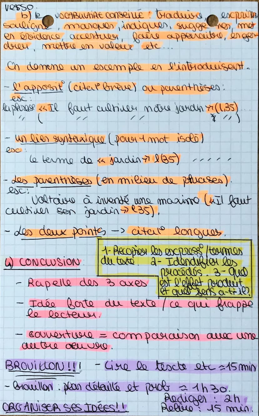 le Commentaire com-
pose.
1) - Alinéa à chaque paragraphe.
Sauter une ligne entre
Recto
-
-
1
-
2) INTRODUCTION. A seul paragraphe !
·Présen