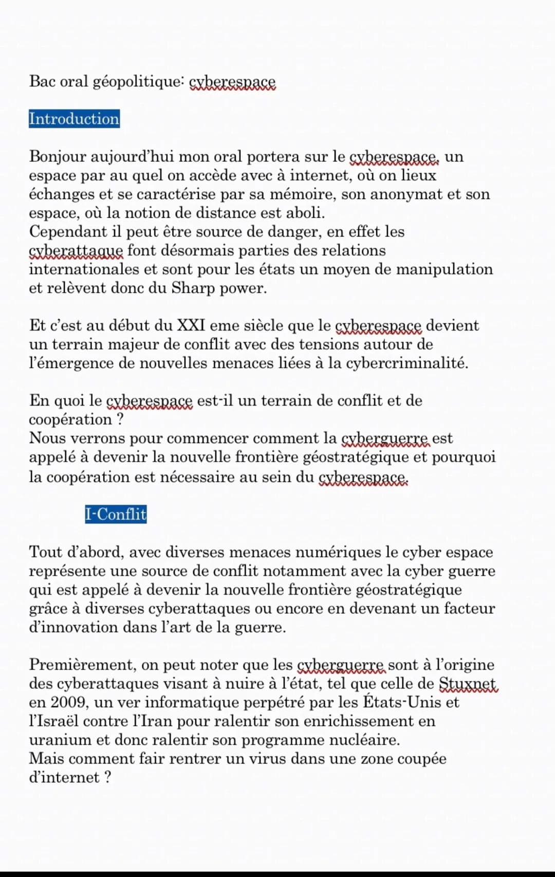 Stuxnet est d'abord introduit chez les fournisseurs de la
centrale, il faut maintenant attendre qu'une clé USB contaminée
soit en contacte a