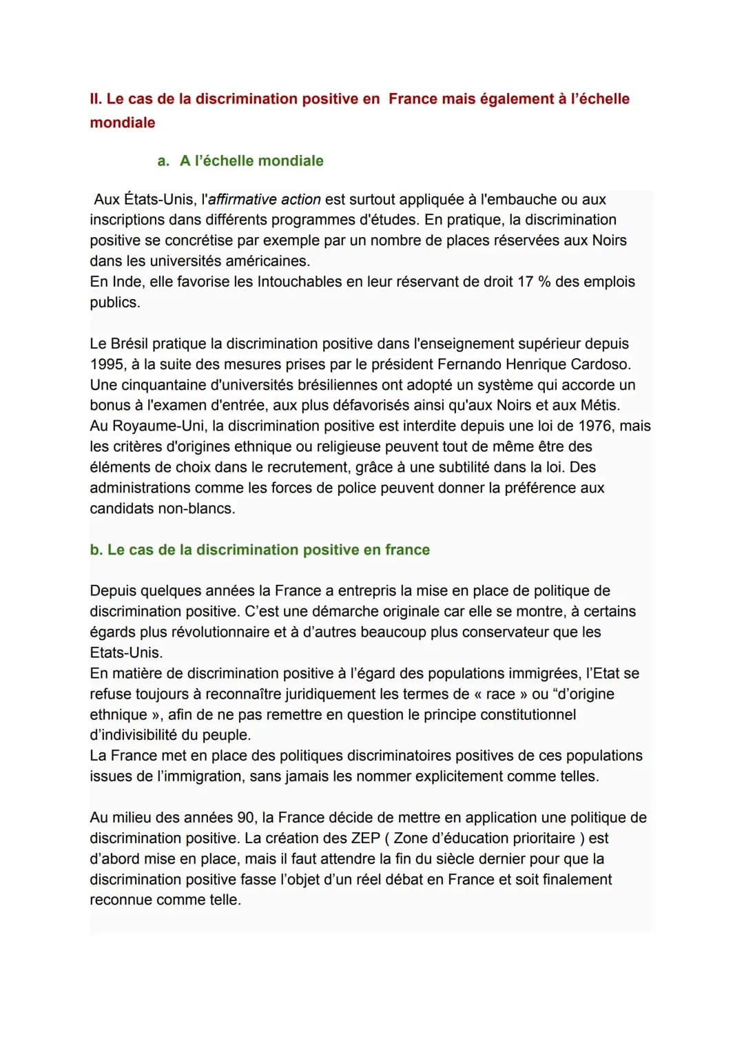 EXPOSE:
Introduction
En France aujourd'hui nous sommes tous égaux en droits, mais seulement en
principe, car dans certaines situations ce n'