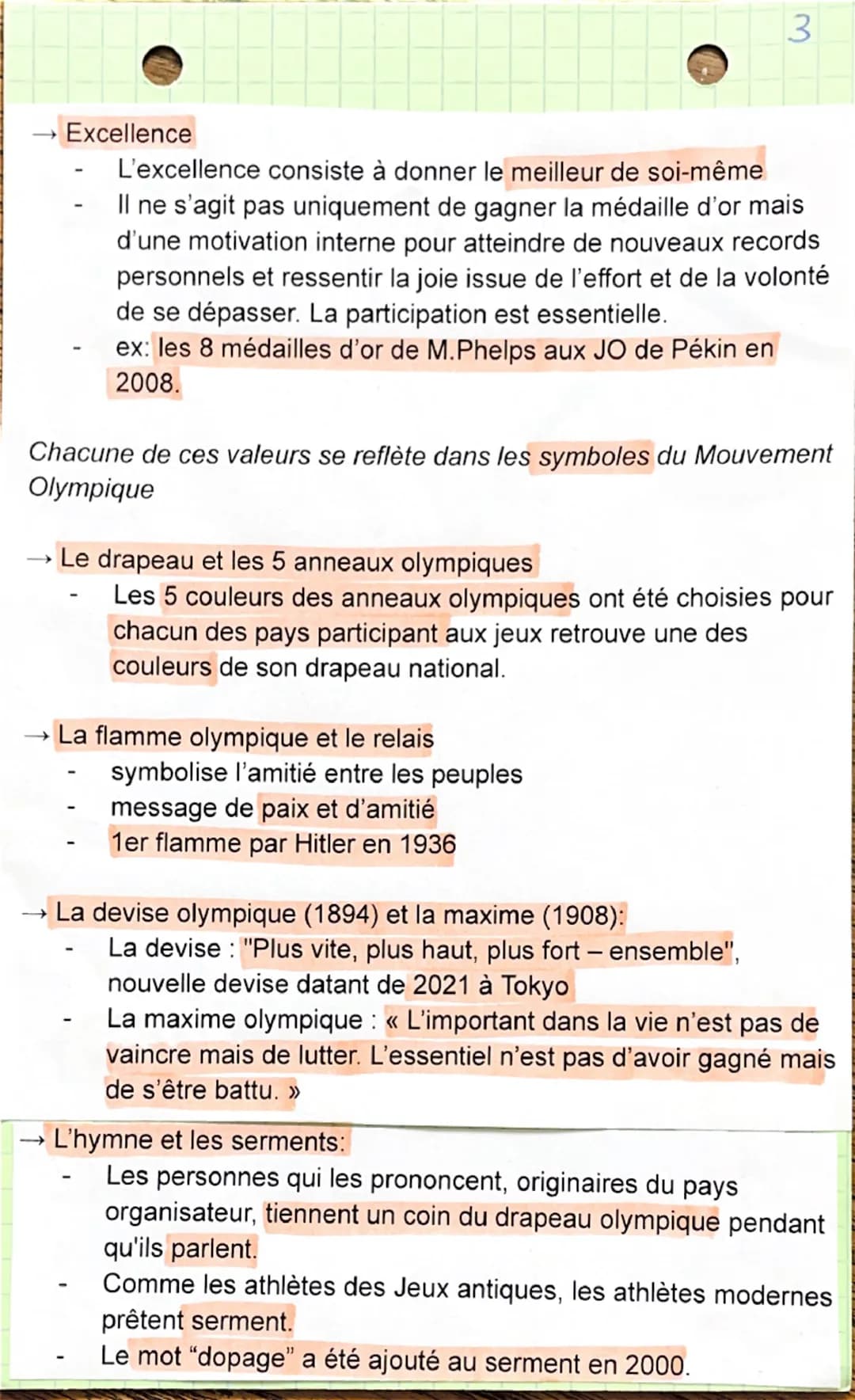 1
EPPCS: chapitre 3
Les JO
Origine des JO et leur rénovation par P. de Coubertin:
→ Les JO de l'antiquité:
→>
-
Créés en Grèce en 776 avant 