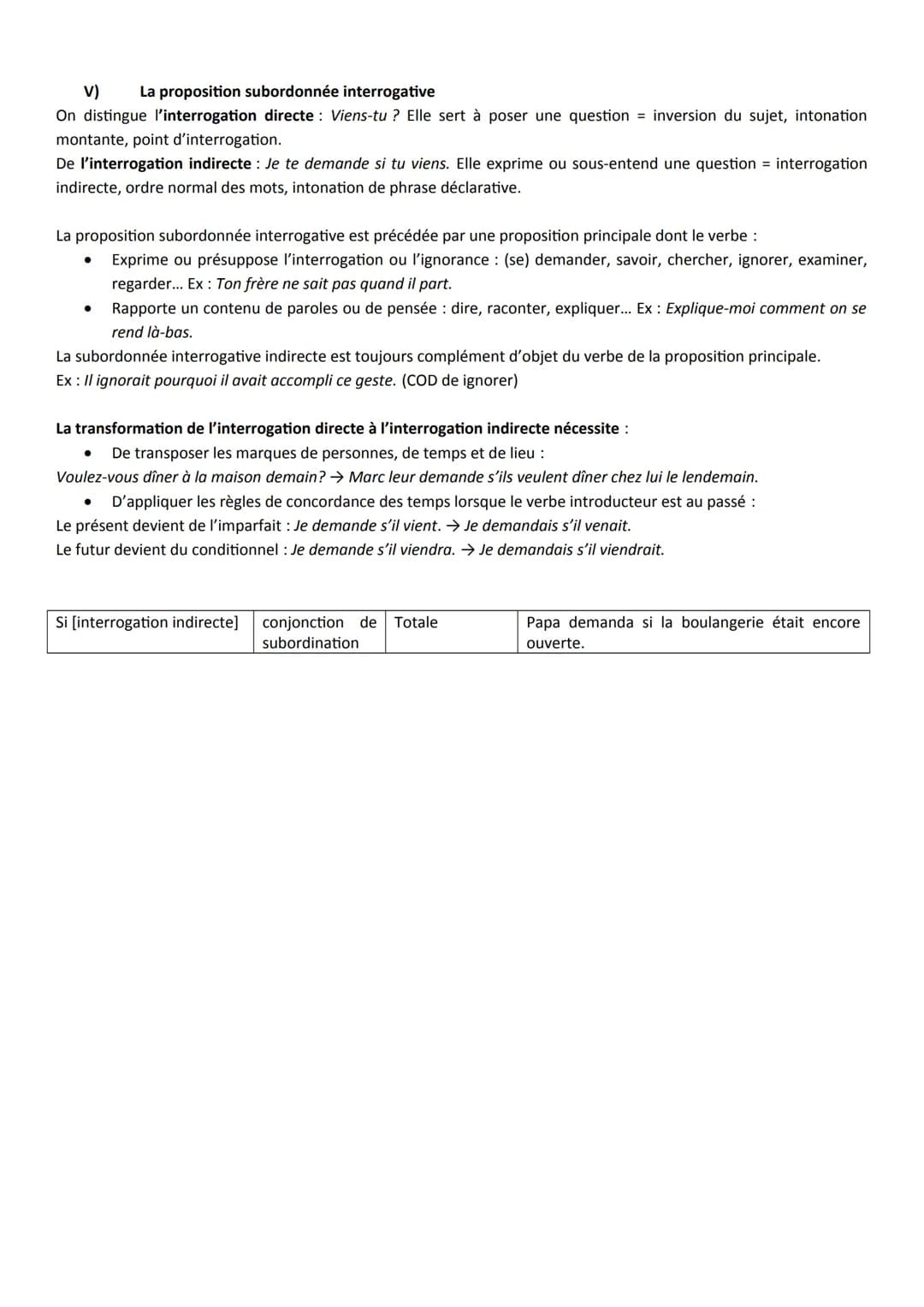 LANGUE:
Elle a pour objectif d'exprimer une demande d'information ou d'exprimer une ignorance.
1)
La phrase interrogative
Elle se caractéris