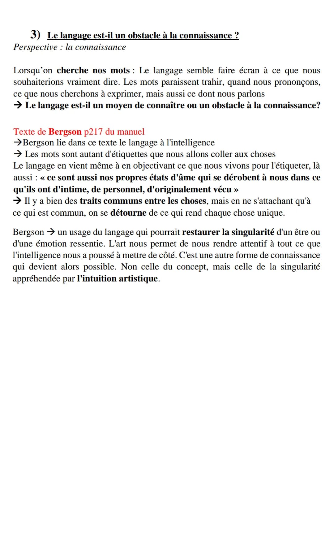 NOTION N°3 : LE LANGAGE
On ne peut traiter du langage que par le langage
Langage intersubjectif dans sa dimension communicative
Nicolas Boil