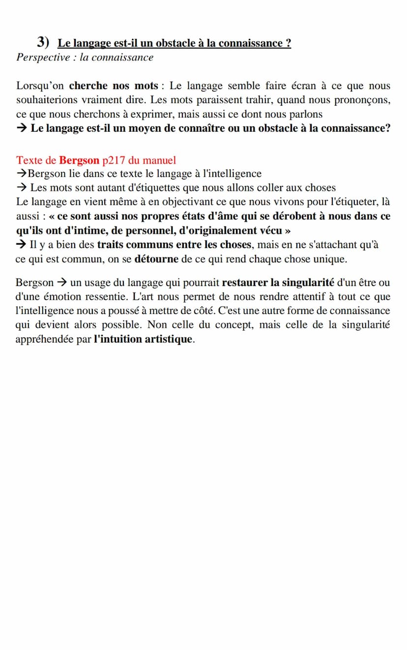 NOTION N°3 : LE LANGAGE
On ne peut traiter du langage que par le langage
Langage intersubjectif dans sa dimension communicative
Nicolas Boil