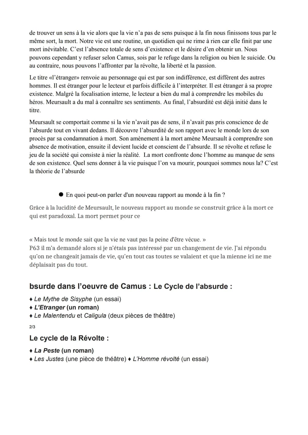 Vous renseigner sur l'auteur
Albert Camus marque le XXeme siecle
origine d'algérie
écrivain peut considérer comme un philosophe, dramaturge,