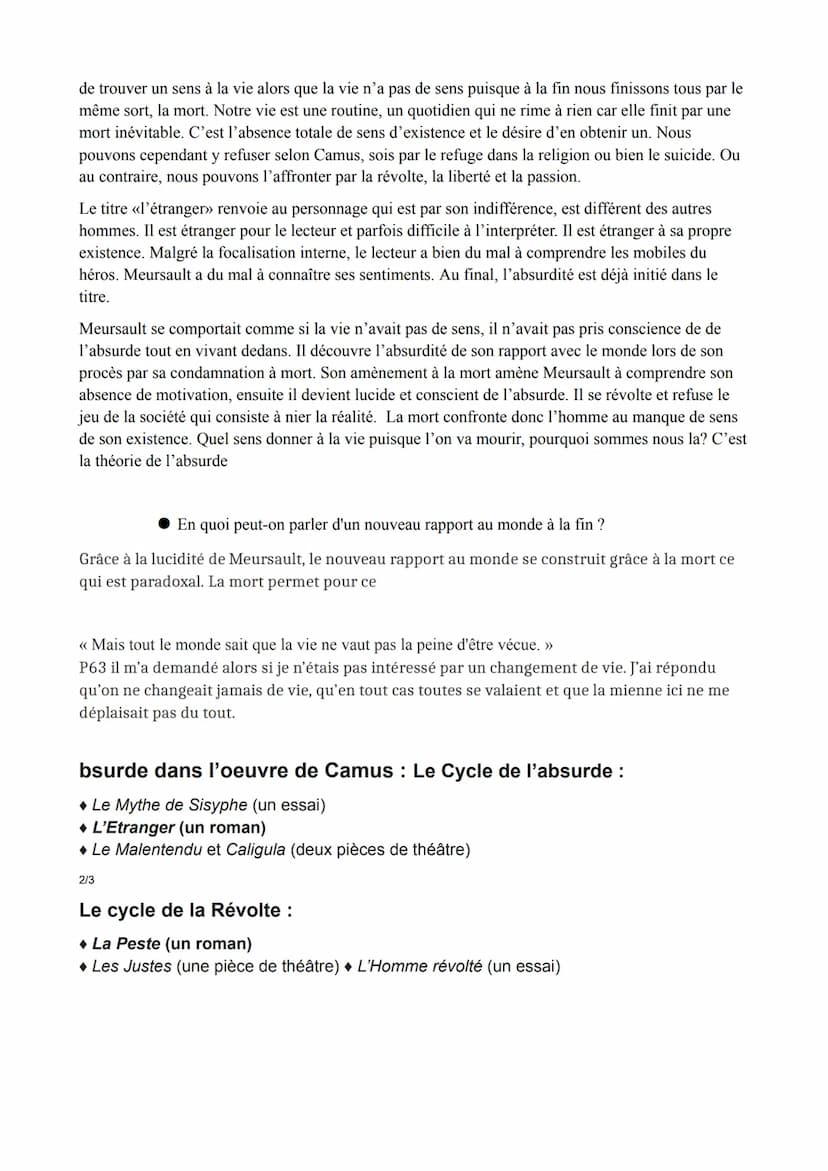 Vous renseigner sur l'auteur
Albert Camus marque le XXeme siecle
origine d'algérie
écrivain peut considérer comme un philosophe, dramaturge,