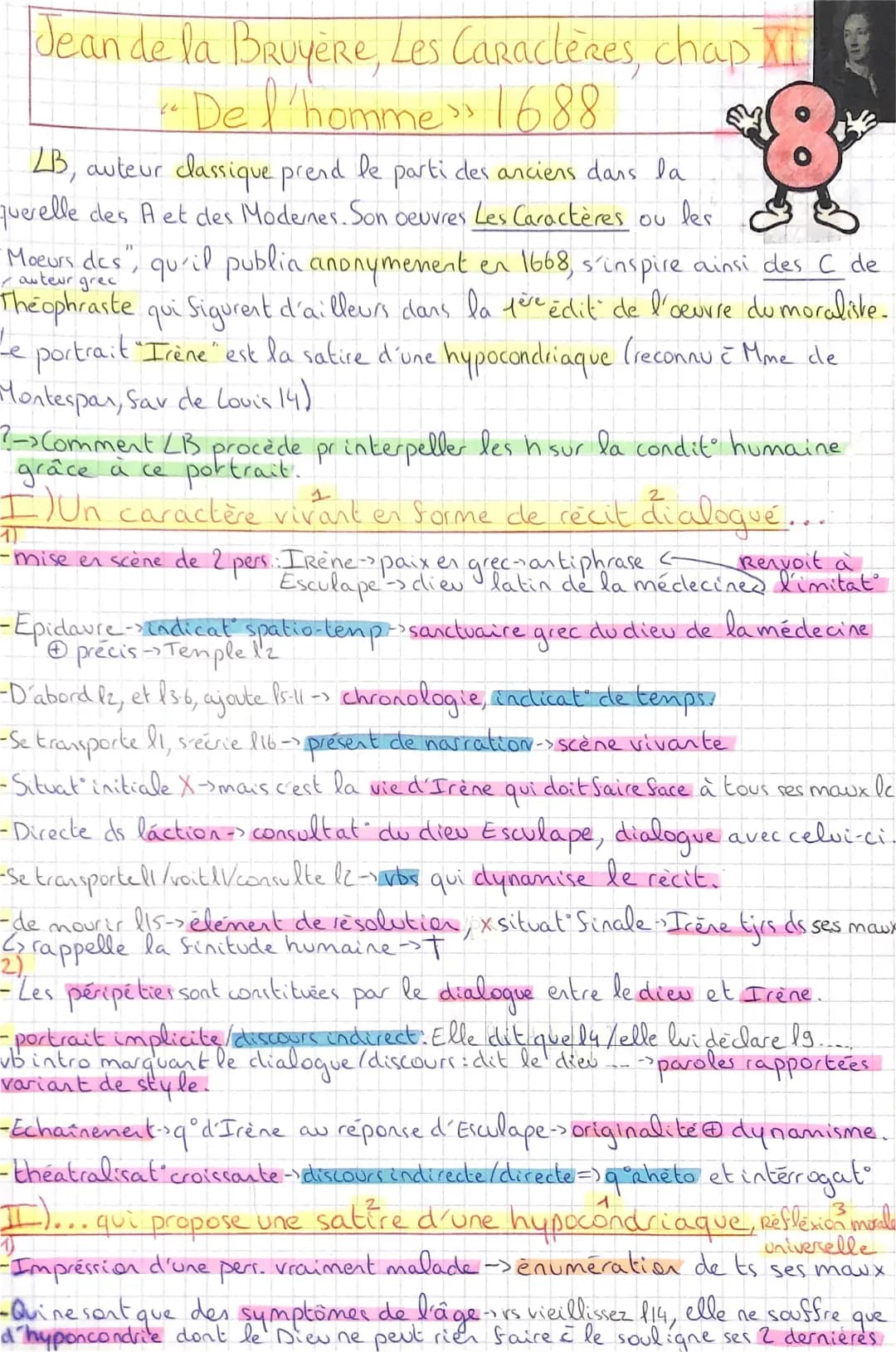 Analyse et Résumé des Caractères de La Bruyère - Livres 5 à 10 PDF