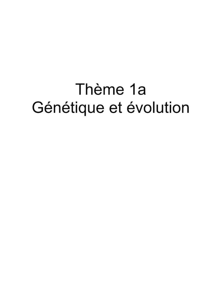 ********
SVT POWER
@svtpower4537
Les schémas à
connaître pour les
écrits du baccalauréat
Spécialité SVT Thème 1a
Génétique et évolution Cas 