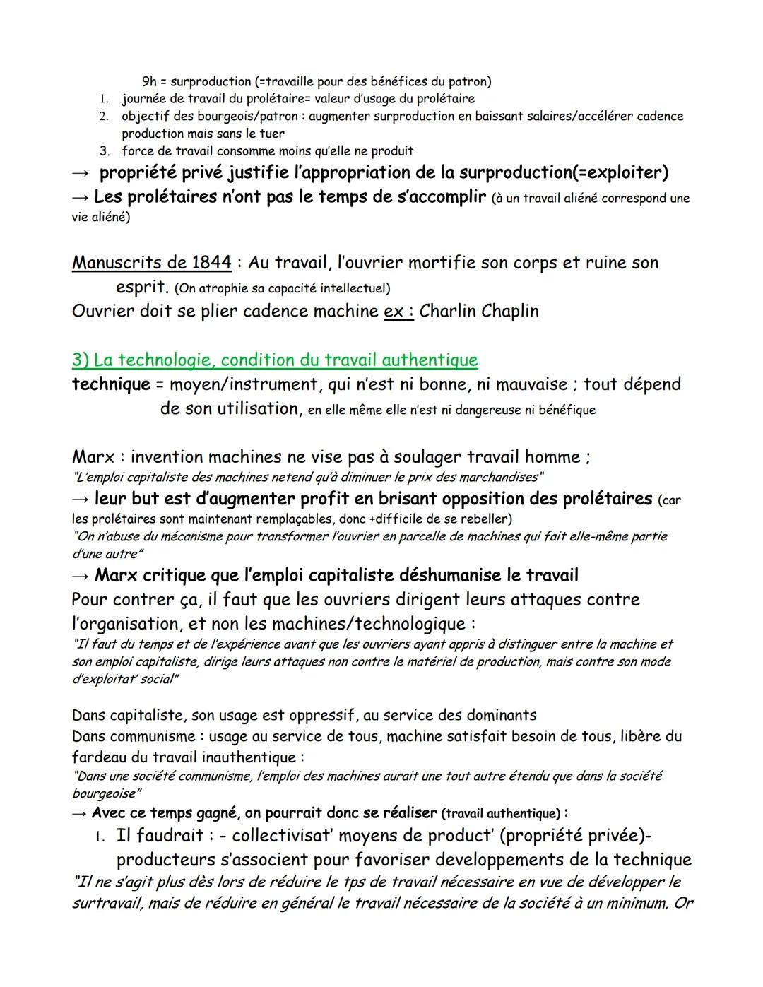 PHILO

LE TRAVAIL ET LA TECHNIQUE: (intro moins utile car c'est un peu un mélange de tout
ce qui va suivre:)
travail = activité majeure qui 