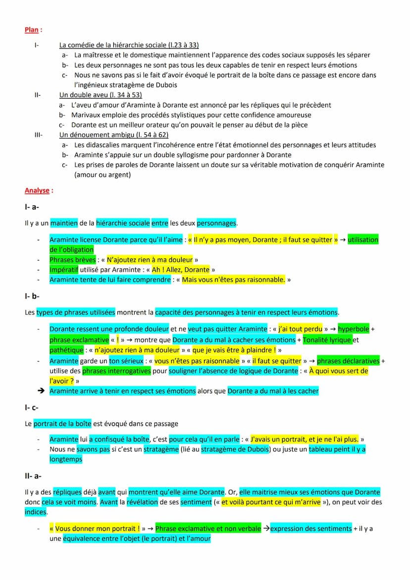 Oral de Français 2020/2021: TEXTE n°3: Analyse linéaire
Objet d'Etude: Le Théâtre du XVIIème siècle au XXIème siècle / Parcours: Théâtre et 