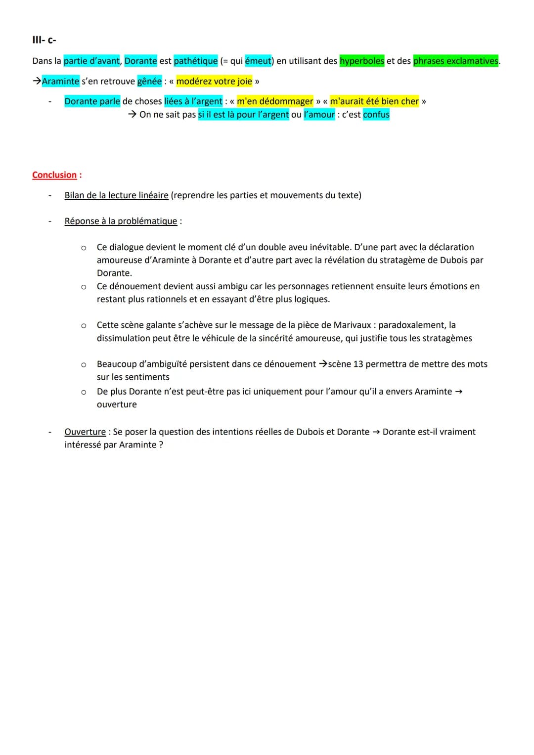 Oral de Français 2020/2021: TEXTE n°3: Analyse linéaire
Objet d'Etude: Le Théâtre du XVIIème siècle au XXIème siècle / Parcours: Théâtre et 