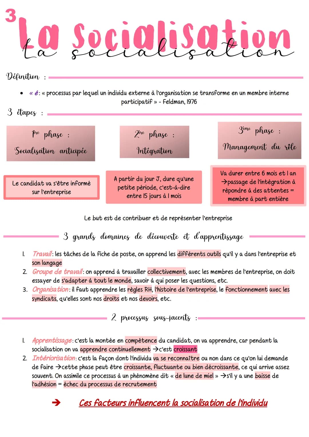 I.
la motivation
Théories centrées sur le travail
Théorie des deux facteurs :
Herzberg (1959/1871)
Théorie de la caractéristique de la
tâche