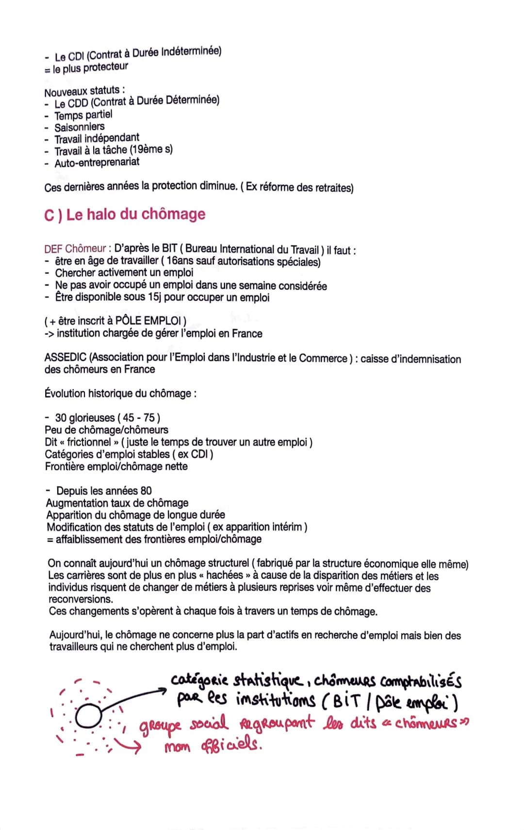 Sociologie
Chapitre 2 : Quelles sont les mutations du travail
et de l'emploi ?
Introduction
Le travail est au centre des rapports sociaux et