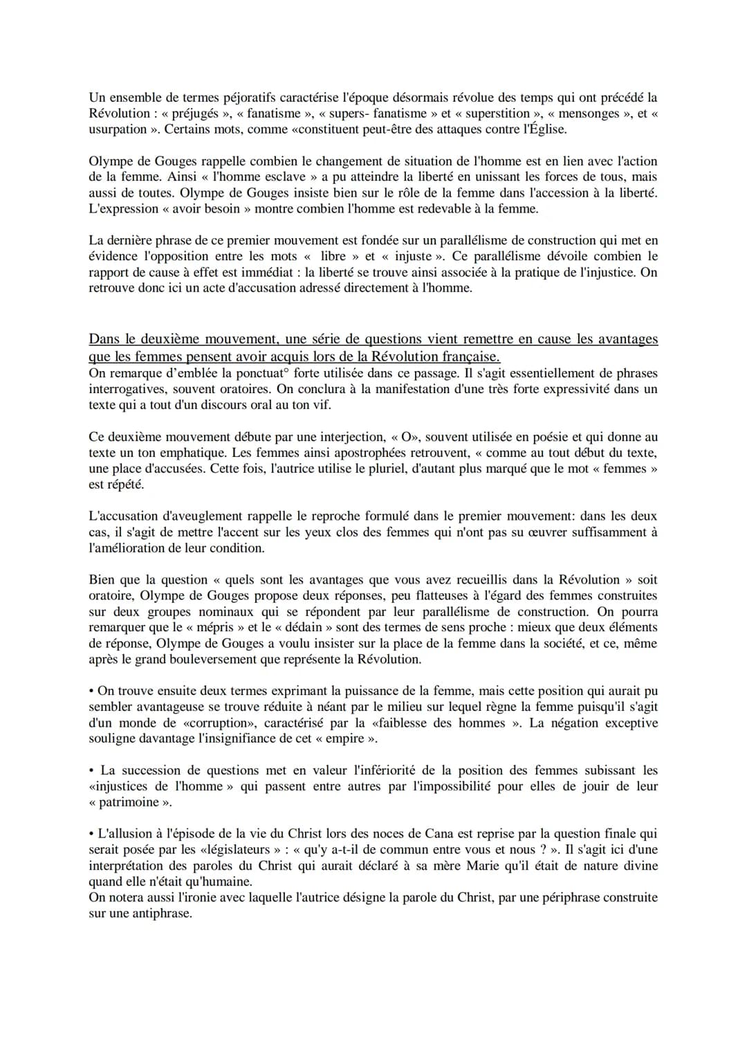 DDFC POSTAMBULE
1) Intro:
Je vais ajd vous présenter le Postambule de la Déclaration des droits de la femme et de la citoyenne
paru en 1791,