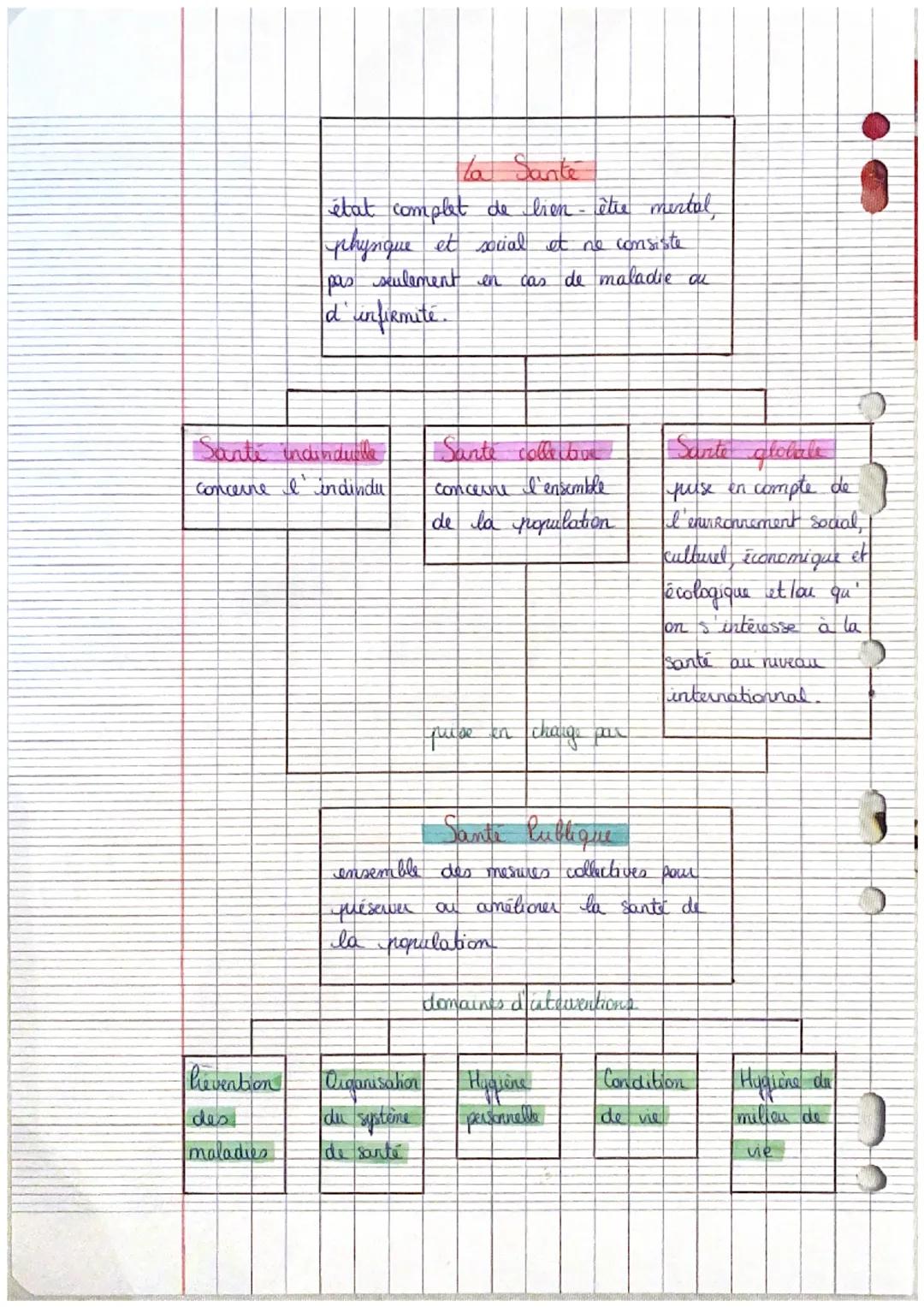 Notion de santé
Sante la sante est un état complet de lien ethe mental,
physique et social et ne consiste pas seulement en cas de
maladie au
