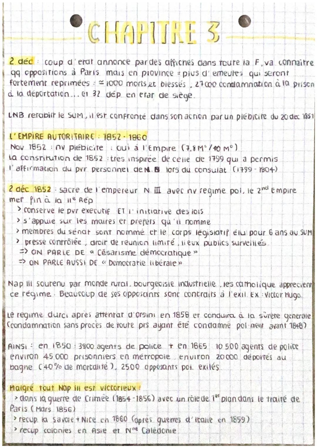 CHAPITLE?
Démocratie revient dans les débats à travers différents voles pol :
• Bonapartisme : la démocratie au service d'un executis fort e