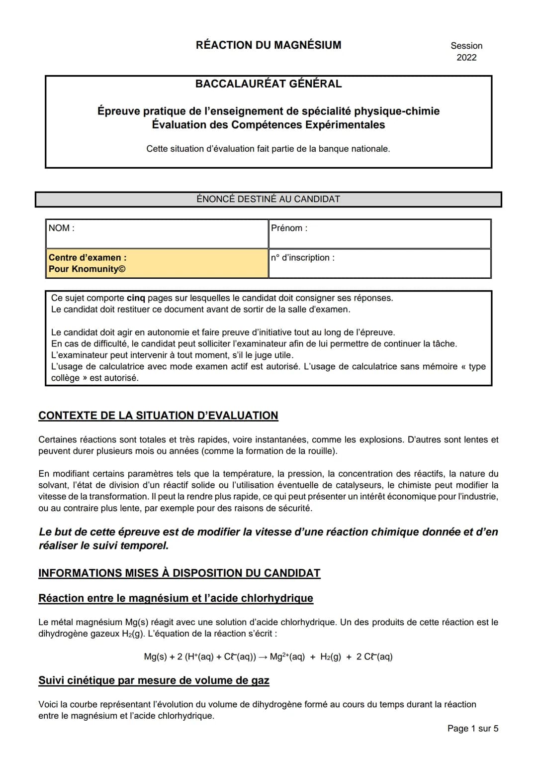
<h2 id="preuvepratiquedelenseignementdespcialitphysiquechimie">Épreuve pratique de l'enseignement de spécialité physique-chimie</h2>
<h3 id