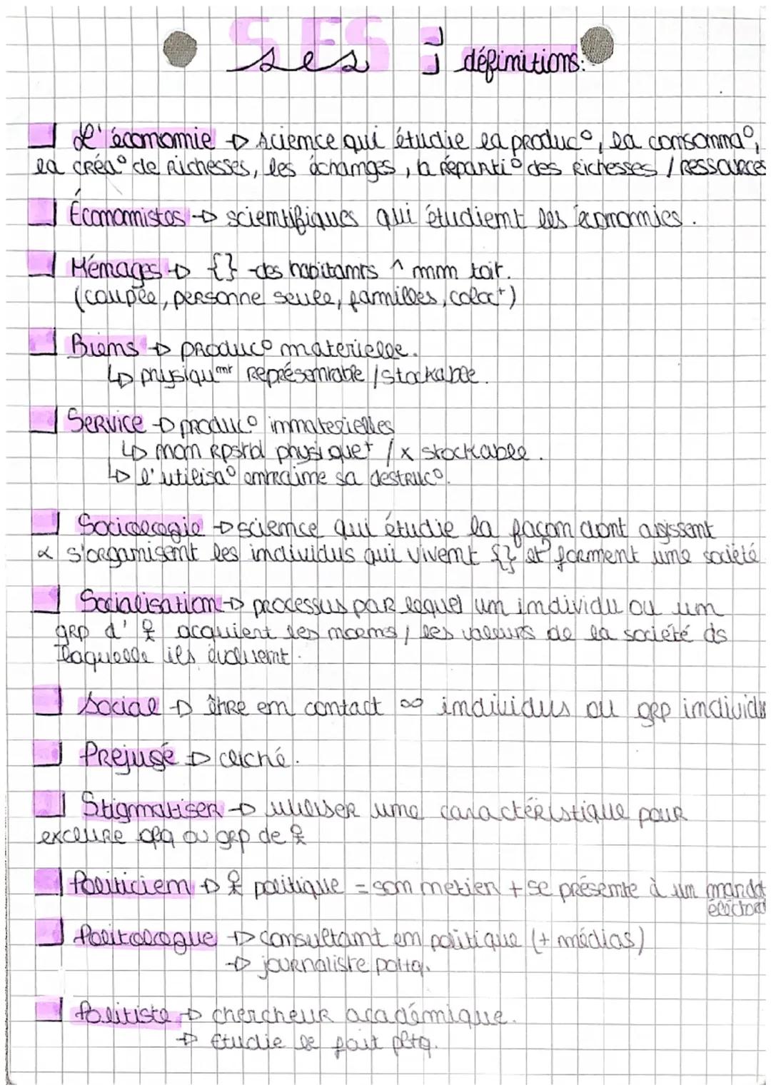 ses I définitions.
L'économie & science qui étudie la producº, la consomma,
la créa de Richesses, les achamges, a réparti des Richesses / Re