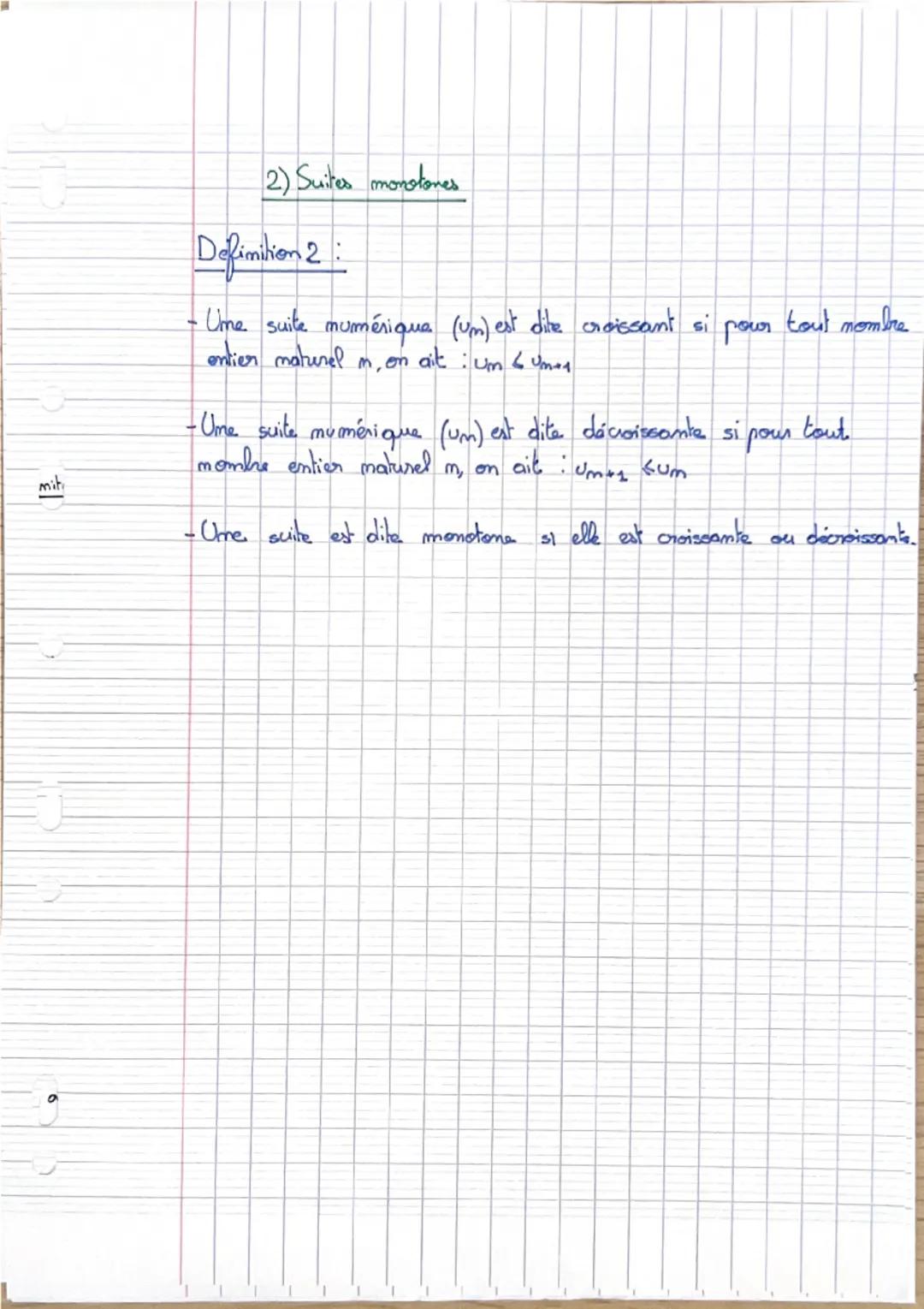 chap 1 Suites numériques et récurrence

1- Raisonnement par récurrence

1) Principe du raisonnement par récurrence

Pm ou P(m) désigne une p