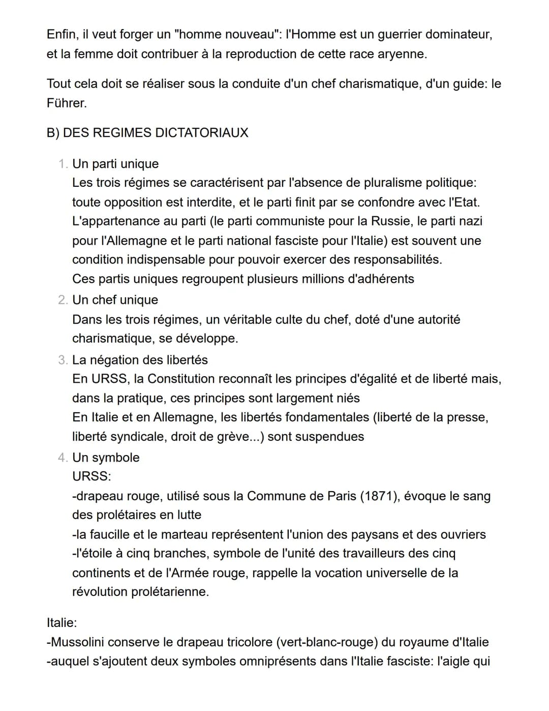 2-LES REGIMES TOTALITAIRES
INTRO:
La forme politique du totalitarisme initie une critique inédite des régimes
démocratiques.
La Russie bolch