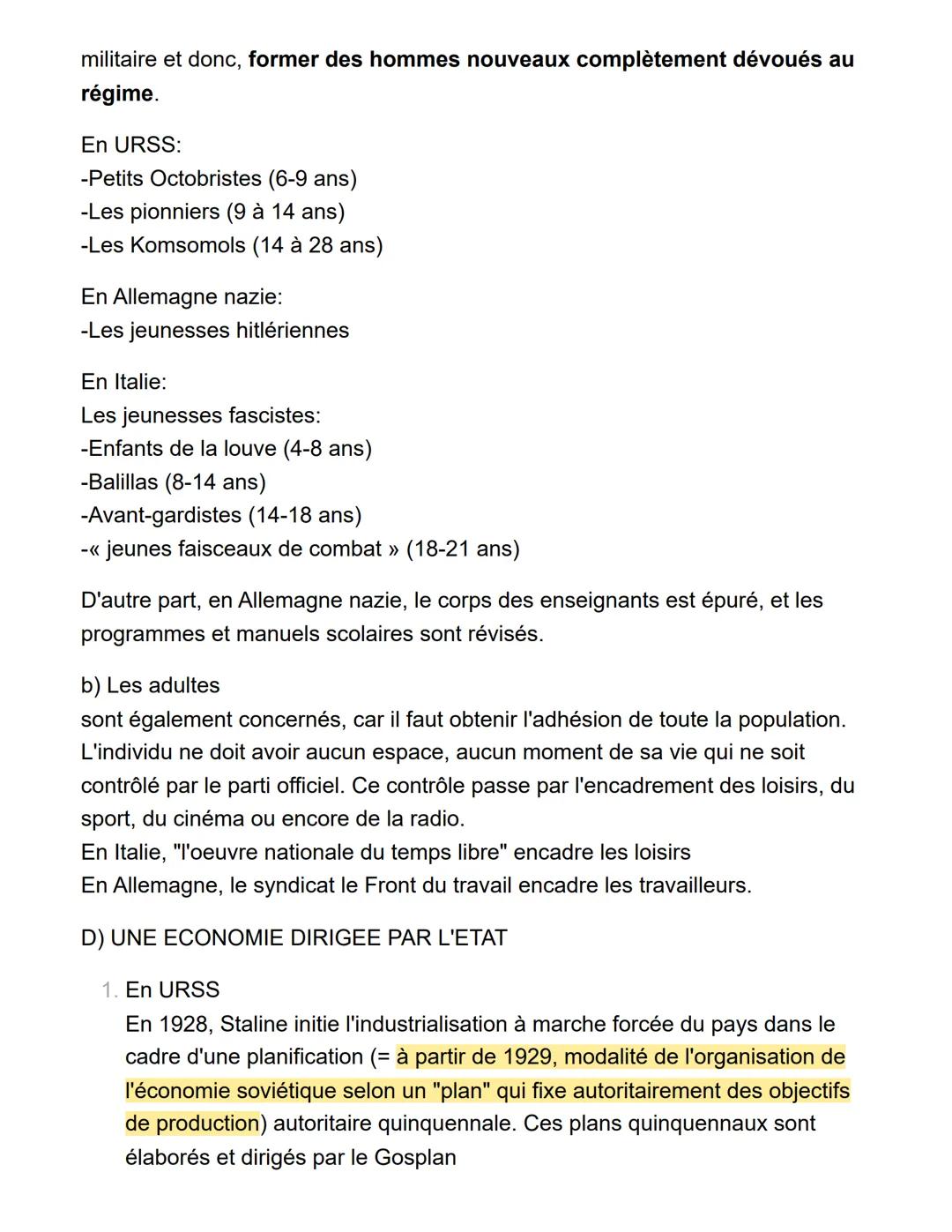 2-LES REGIMES TOTALITAIRES
INTRO:
La forme politique du totalitarisme initie une critique inédite des régimes
démocratiques.
La Russie bolch