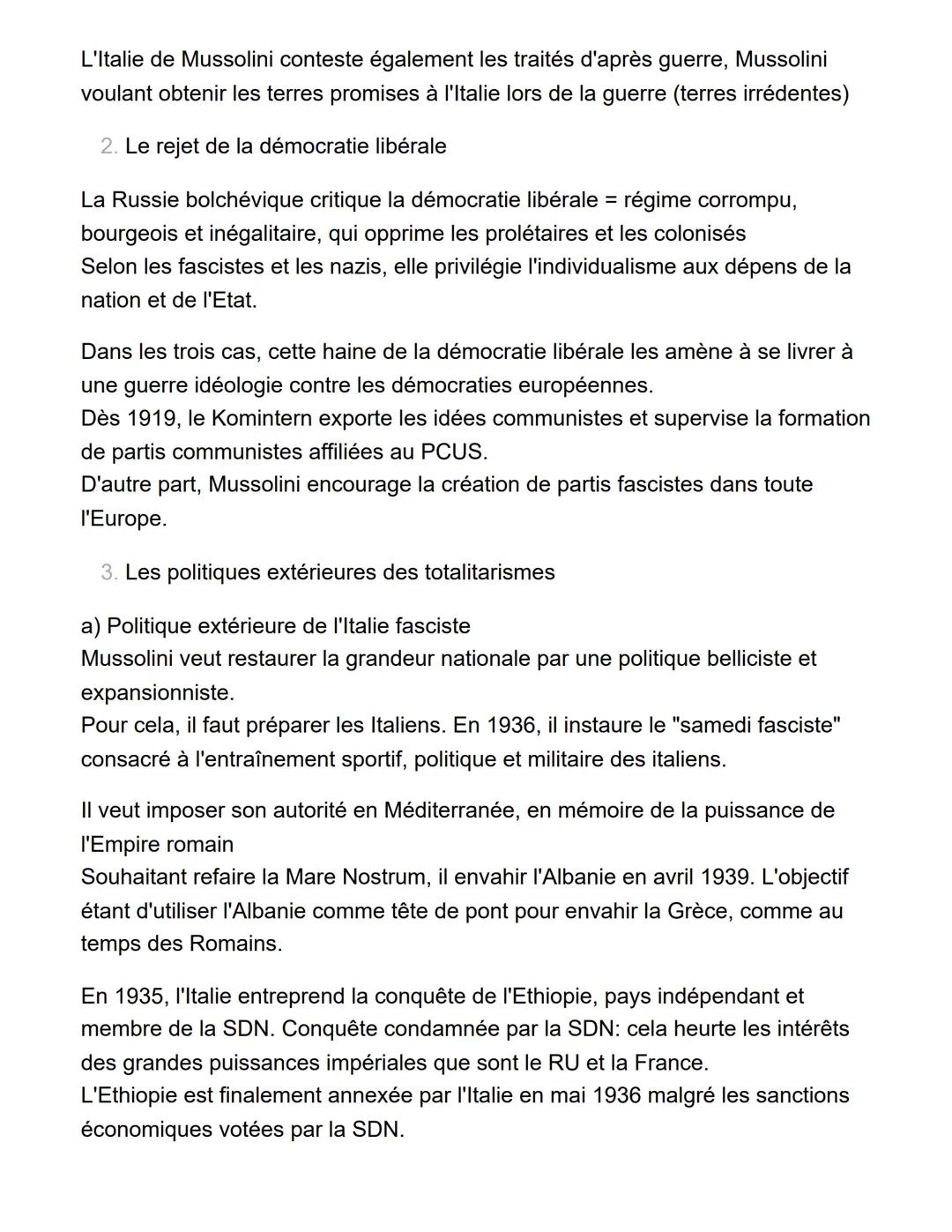 2-LES REGIMES TOTALITAIRES
INTRO:
La forme politique du totalitarisme initie une critique inédite des régimes
démocratiques.
La Russie bolch