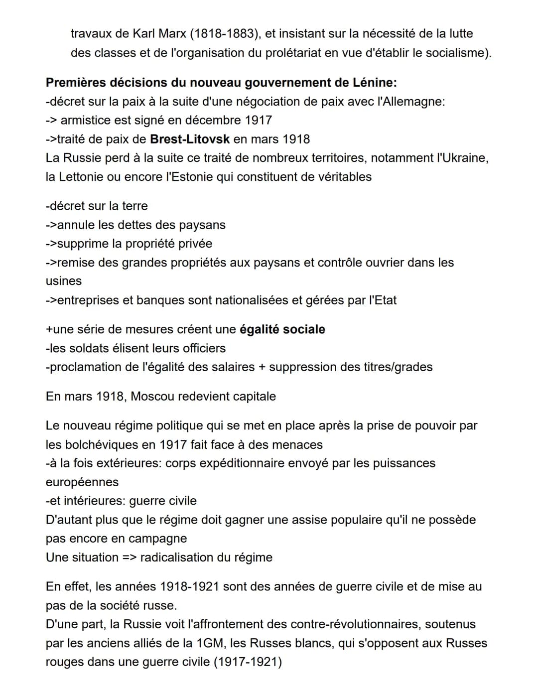 2-LES REGIMES TOTALITAIRES
INTRO:
La forme politique du totalitarisme initie une critique inédite des régimes
démocratiques.
La Russie bolch