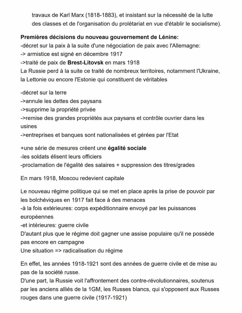 2-LES REGIMES TOTALITAIRES
INTRO:
La forme politique du totalitarisme initie une critique inédite des régimes
démocratiques.
La Russie bolch