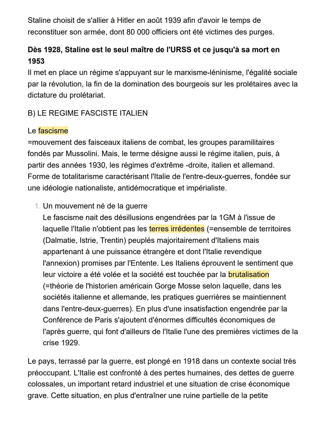 2-LES REGIMES TOTALITAIRES
INTRO:
La forme politique du totalitarisme initie une critique inédite des régimes
démocratiques.
La Russie bolch