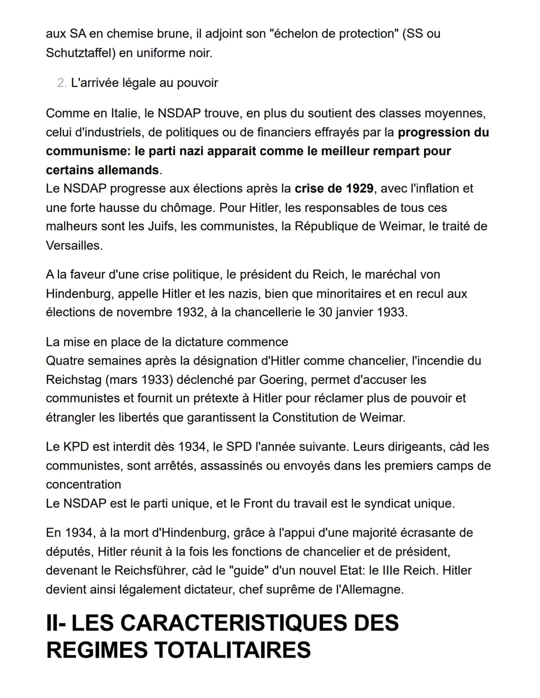 2-LES REGIMES TOTALITAIRES
INTRO:
La forme politique du totalitarisme initie une critique inédite des régimes
démocratiques.
La Russie bolch