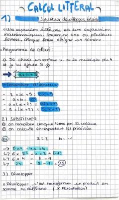 Know calcul littéral  thumbnail