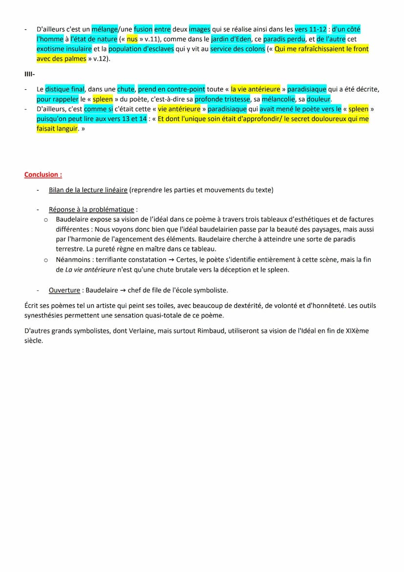 Oral de Français 2020/2021: TEXTE n°10: Analyse linéaire
Objet d'Etude: La Poésie du XIXème siècle au XXIème siècle/ Parcours : Alchimie Poé