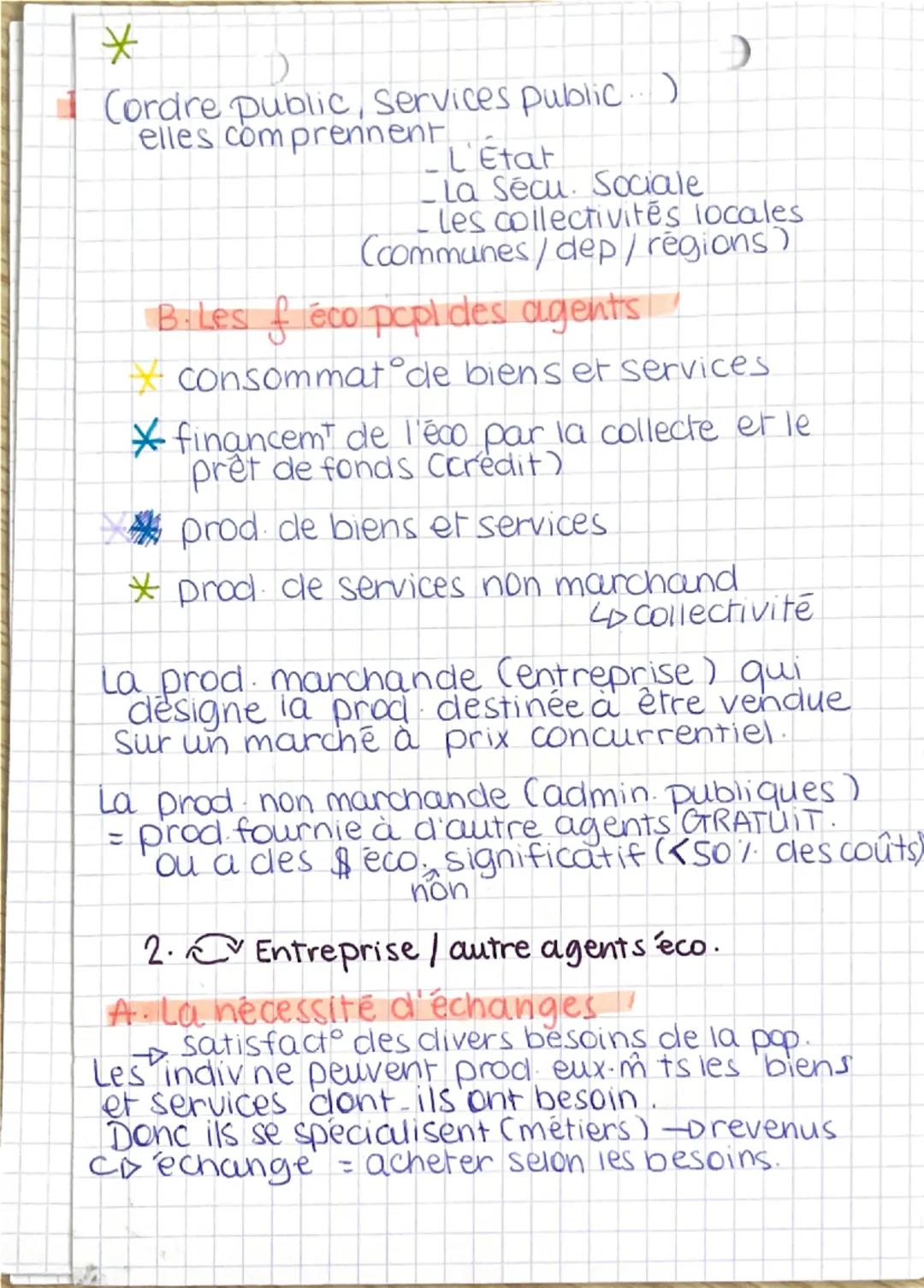 ·Chap1·
ay
CEJM
Les agents économique en relation
avec l'entreprise.
Entreprises
Techanges
▷ agents eco
diverses natures.
1. Les agents eco 
