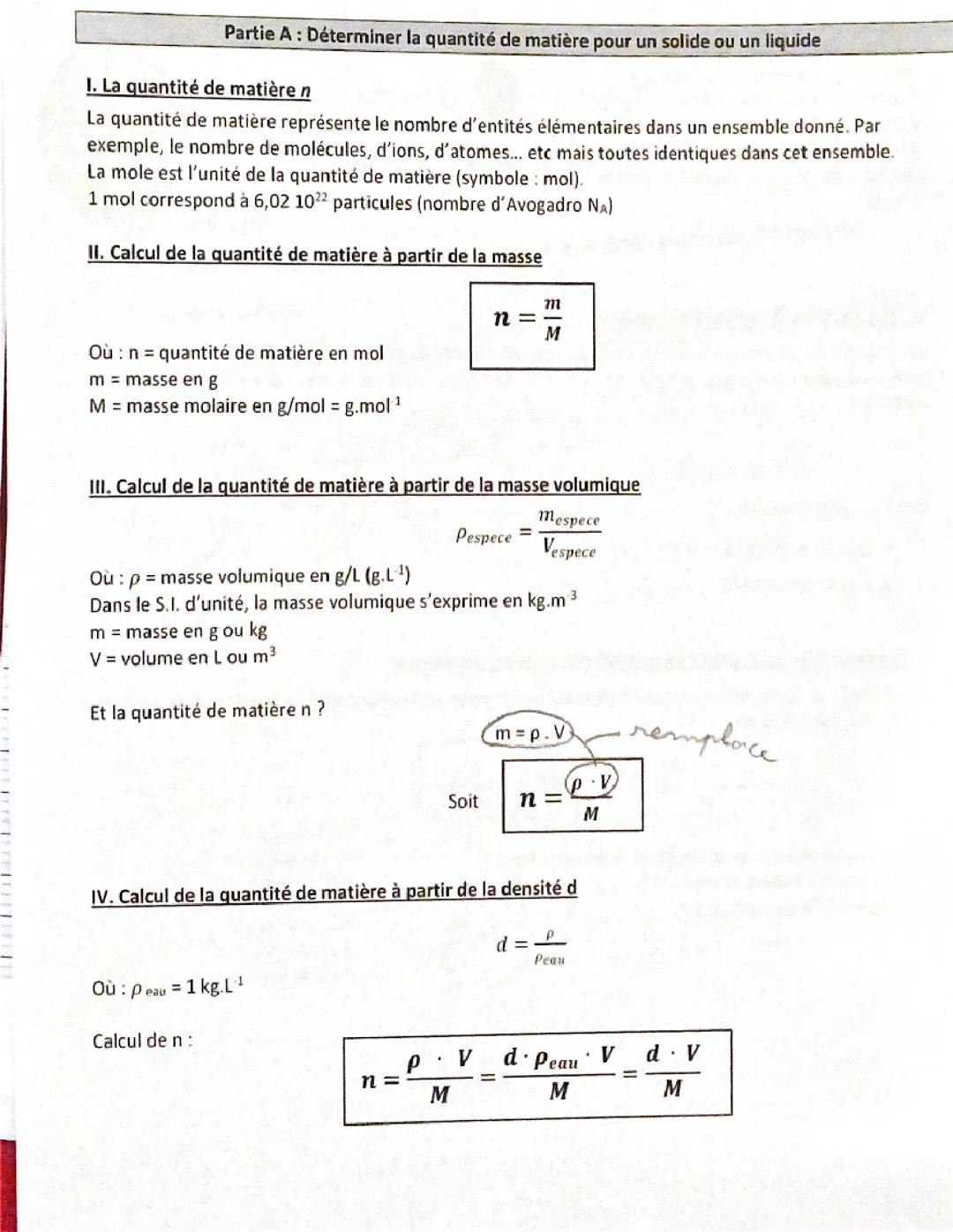Composition chimique d’un système 