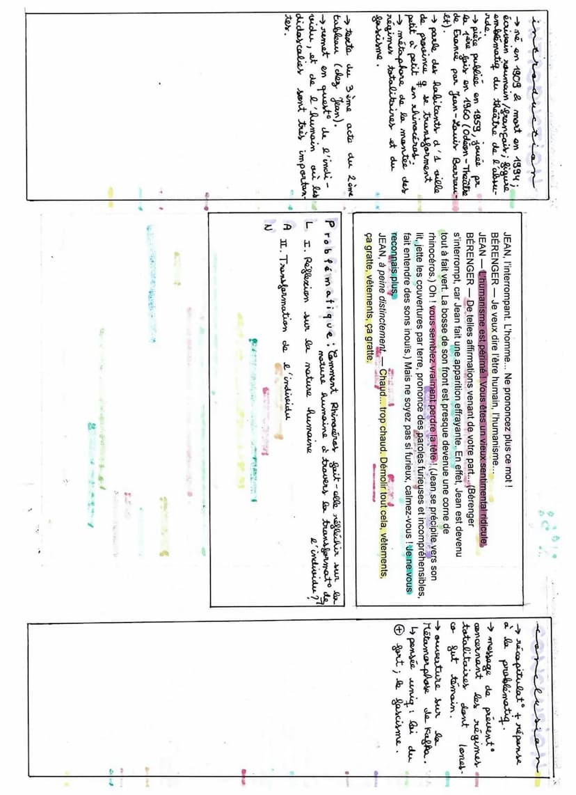 :.. Réflexion sur la nature humaine
→ comperaison + syllogisme: vellente de
nir ses répliq par "2 naus" et nows": il
q
integre encere I peu 