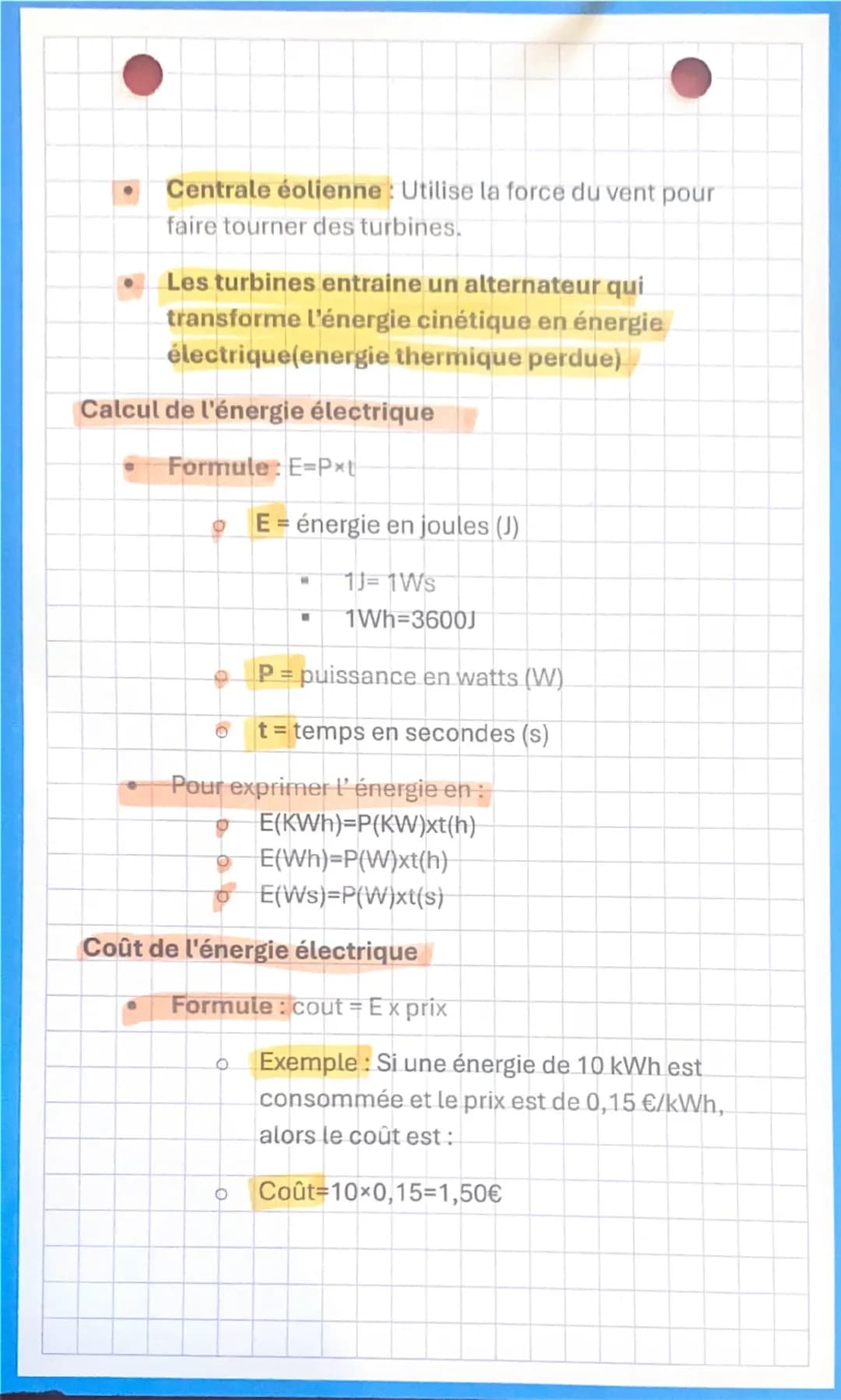 Sources d'énergie
1. Sources d'énergie renouvelables:
Solaire: Utilise l'énergie du soleil
(panneaux photovoltaïques).
Éolienne: Utilise le 