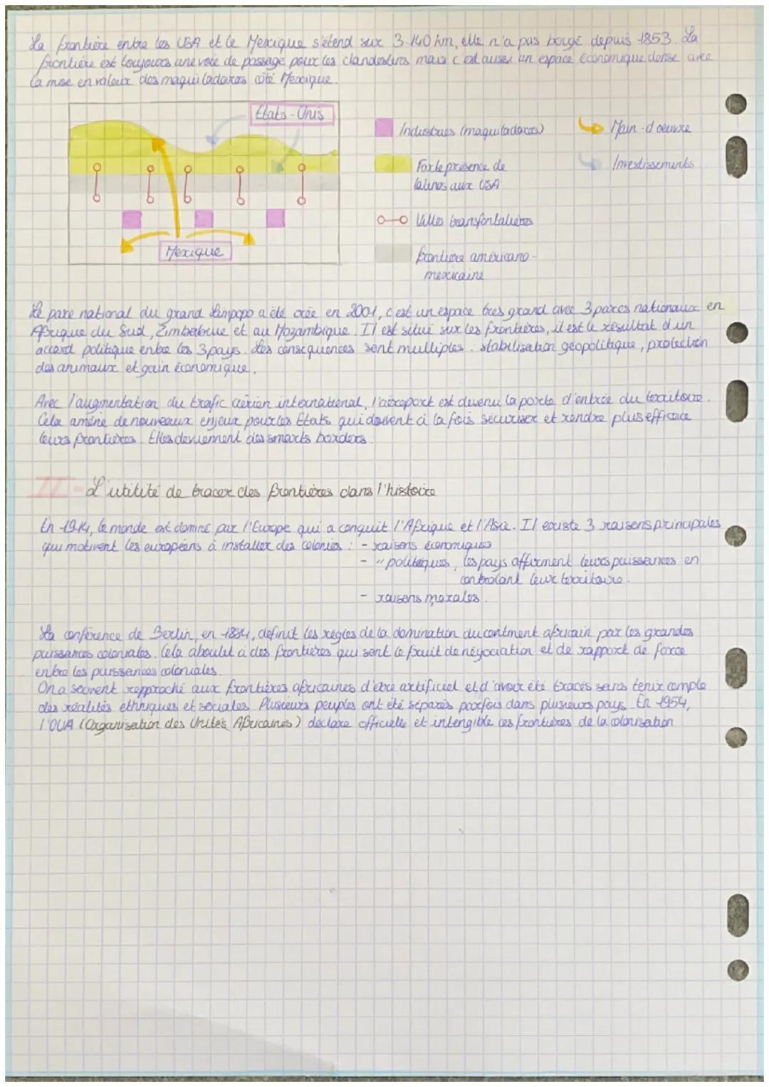 # Geopolitique

• Chapitre / Tracer de punctiones

Inbroduction:
Les frontières sont des constructions politiques et le rexaltat d'un xappor