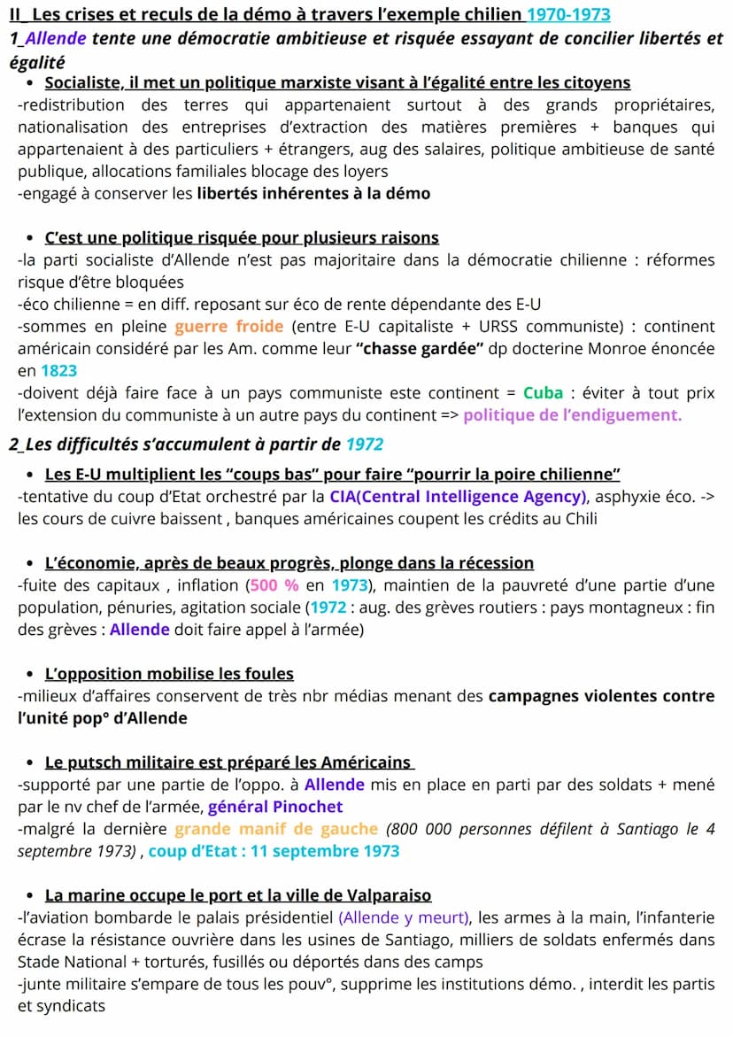 HGGSP
Chap 4: Avancées et reculs des démocraties
Introduction
• Plusieurs penseurs politiques du XIXe s. ont réfléchi aux forces + faiblesse