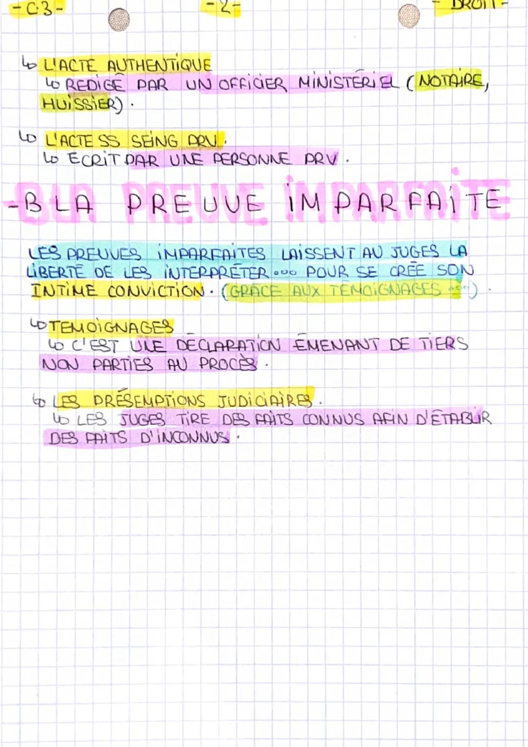 -C.3-
-LE UTIGE ET LA PREUVE-
-1- LES ELEMENT D'ALITIG E-
- LITIGE =
L DESACCORD ENTRE 2 où PLUSIEURS PERSONNES
(PHYSIQUE OU MORALES).
-DROI