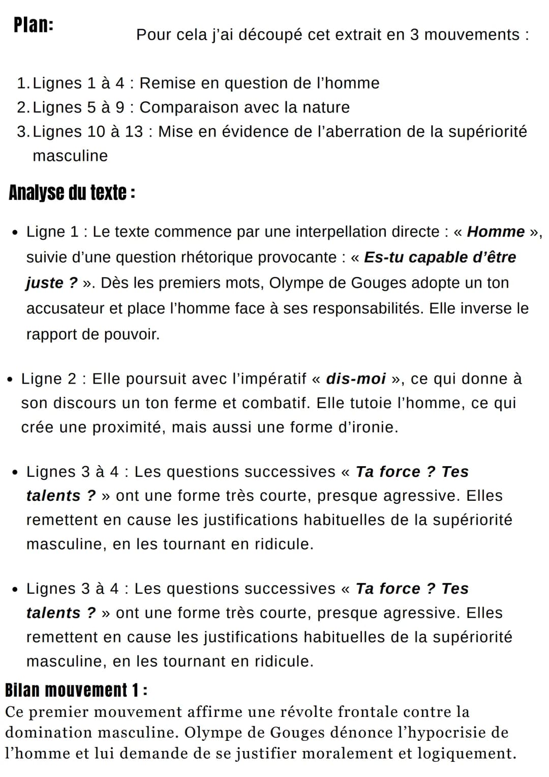 Olympe de Gouges – Déclaration des LL1
Droits de la Femme et de la Citoyenne
element introduction:
→ Olympe de Gouges, de son vrai nom Marie