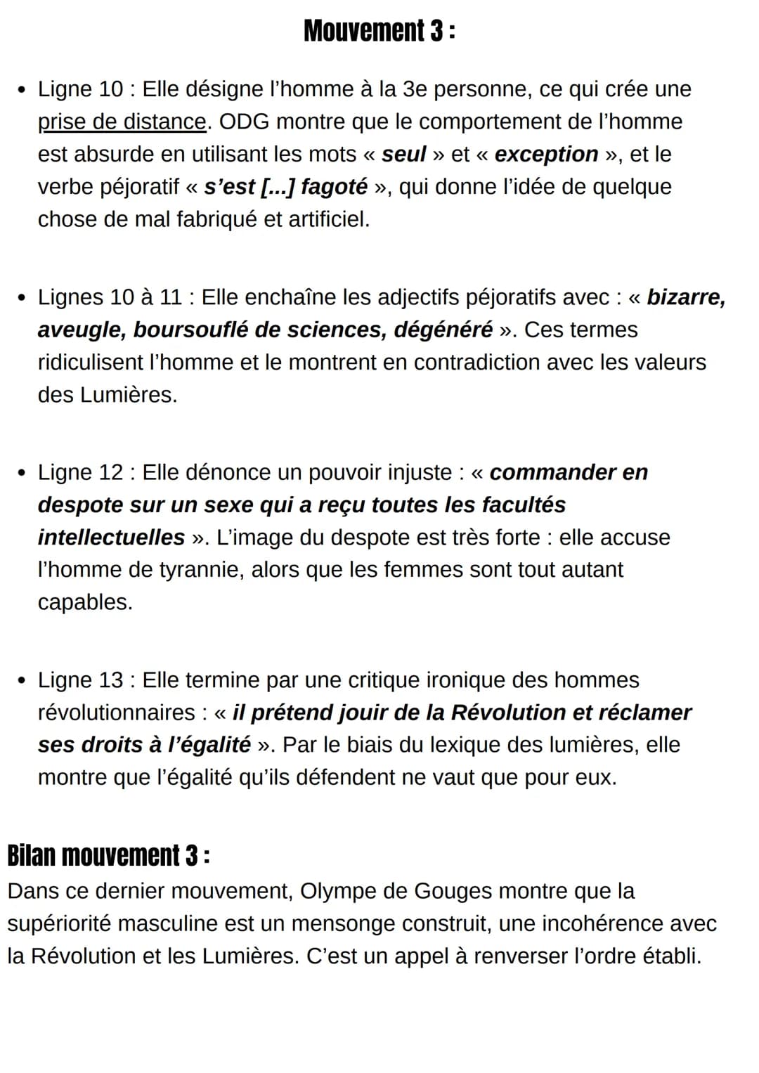 Olympe de Gouges – Déclaration des LL1
Droits de la Femme et de la Citoyenne
element introduction:
→ Olympe de Gouges, de son vrai nom Marie