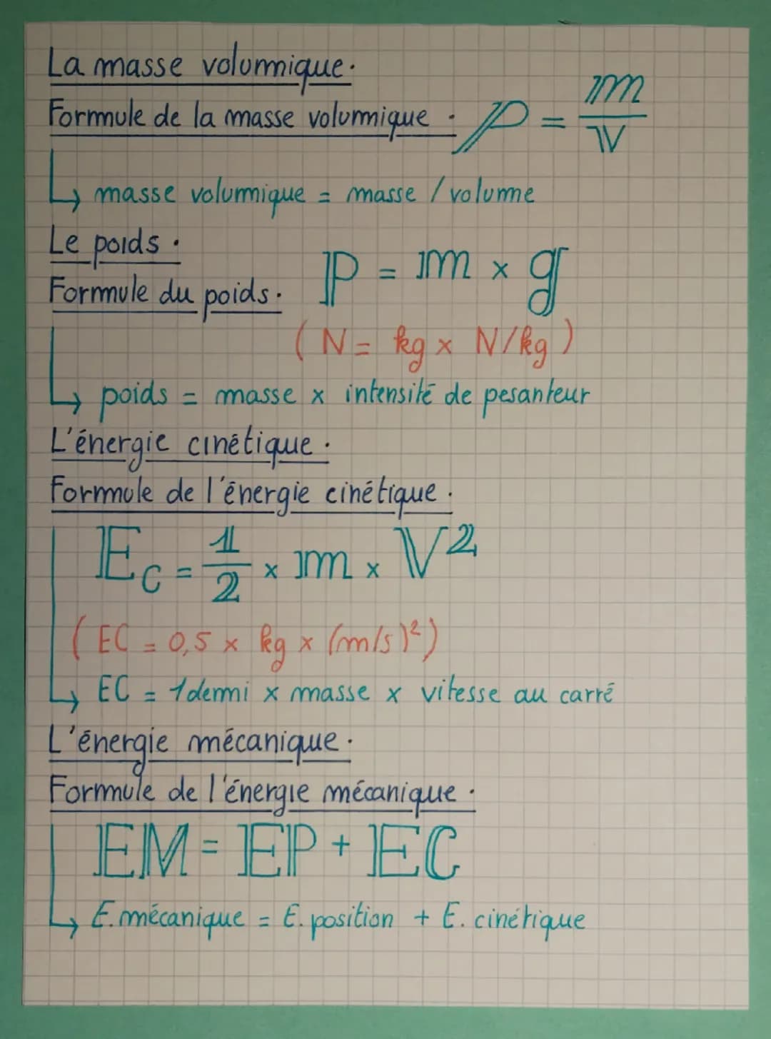 Physique
La loi d'Ohmm.
Formule de la résistance · R=
R = 1/4 (Q² = 1 )
Ω
A
✓ résistance électrique - tension électrique / intensite
=
La pu