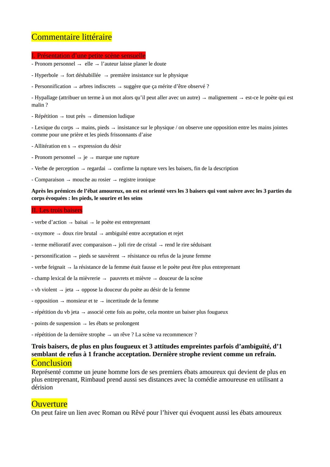 Lecture linéaire 1 : Émancipations créatrices
Première soirée (Arthur Rimbaud)
Introduction
Amorce:
L'amour est un thème souvent abordé en p