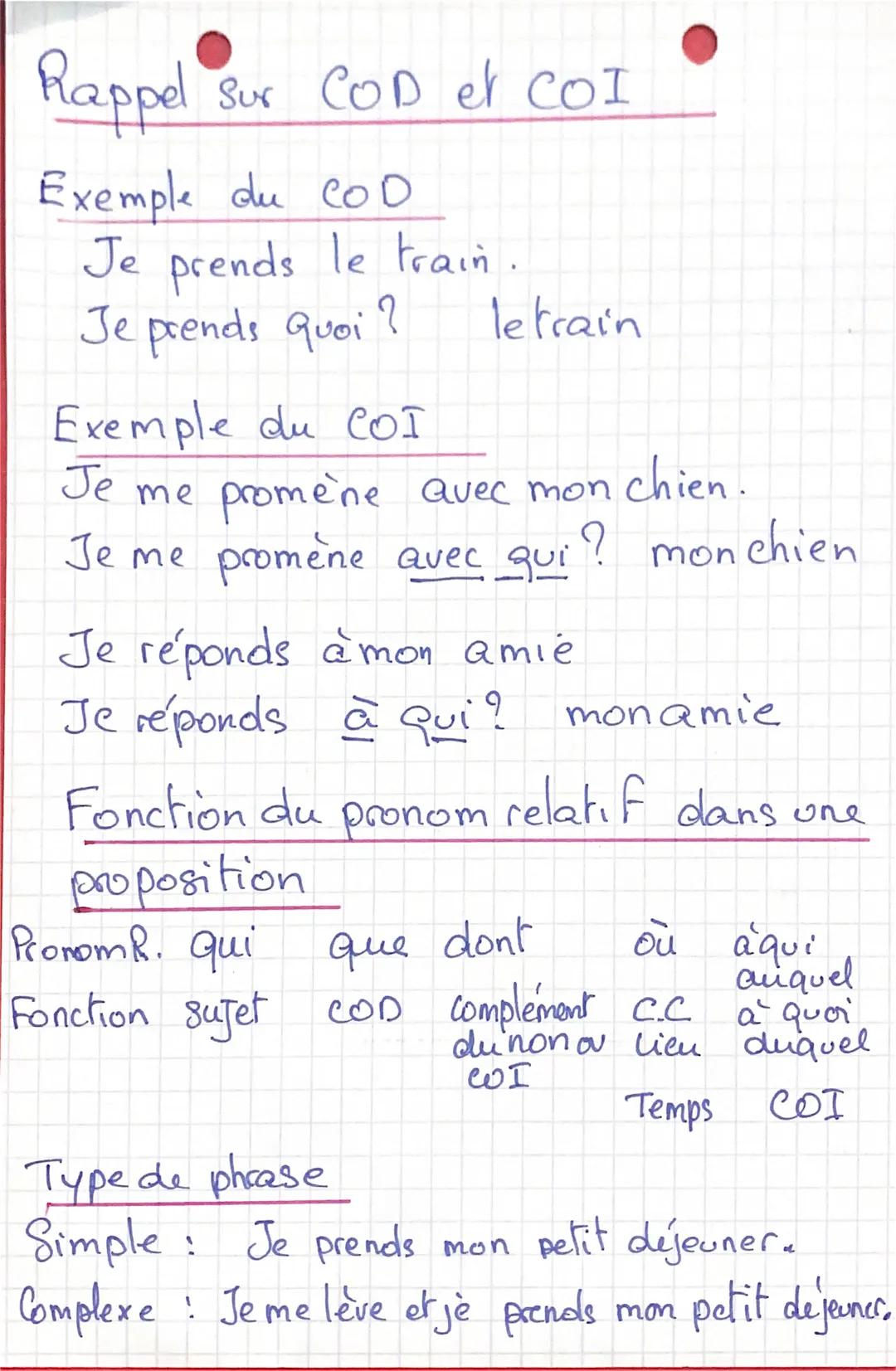 Proposition indépendante = elle ne dépend
d'aucune autre proposition
Ex Le ciel était bas, la pluie tombait sans cesse.
La proposition est u